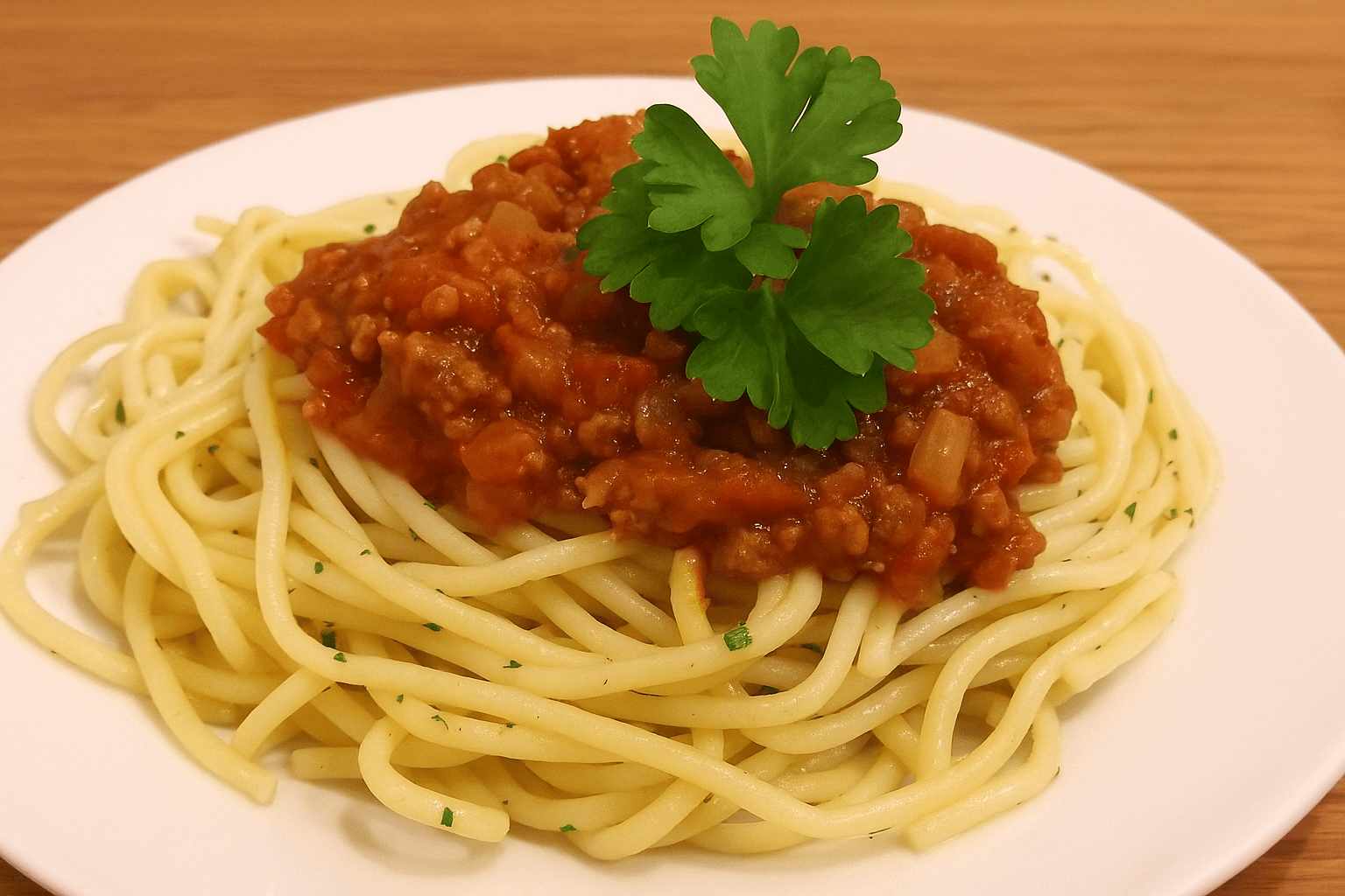 Greiti makaronai su gardžiu maltos mėsos padažu