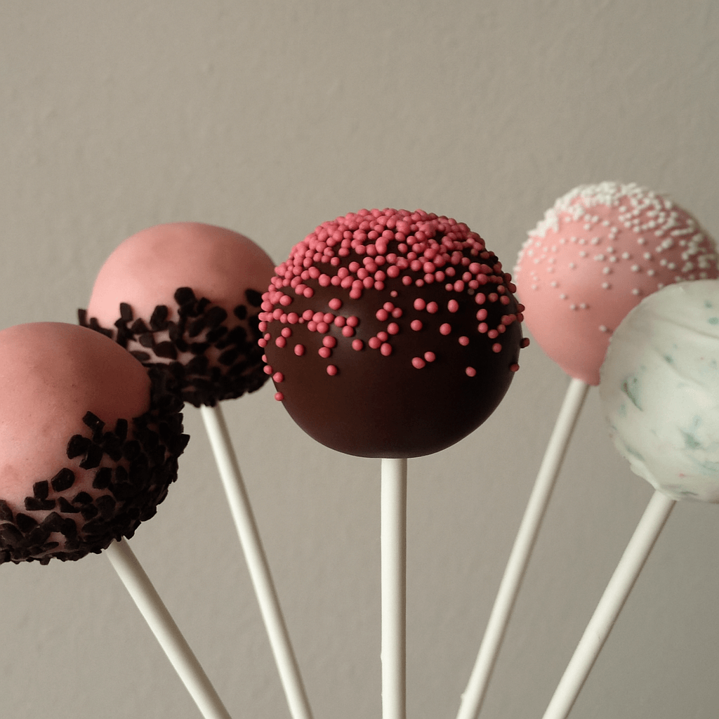 Linksmi šventiniai tortukai ant pagaliuko (Cake Pops)