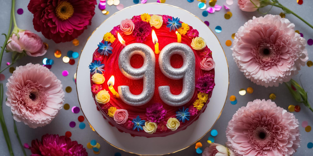 Sveikinimai 99-ojo gimtadienio proga