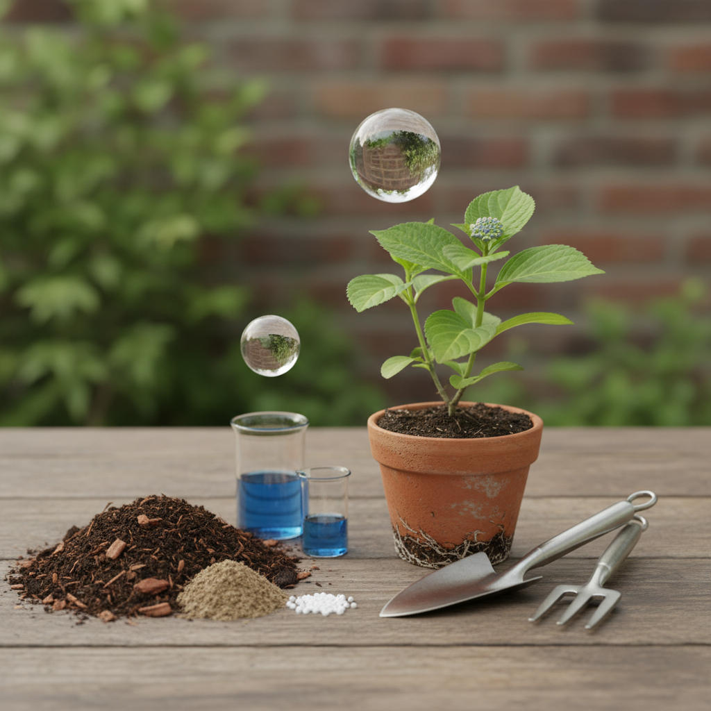 Hortenzijų sodinimas: paslaptys, kad krūmai lūžtų nuo žiedų