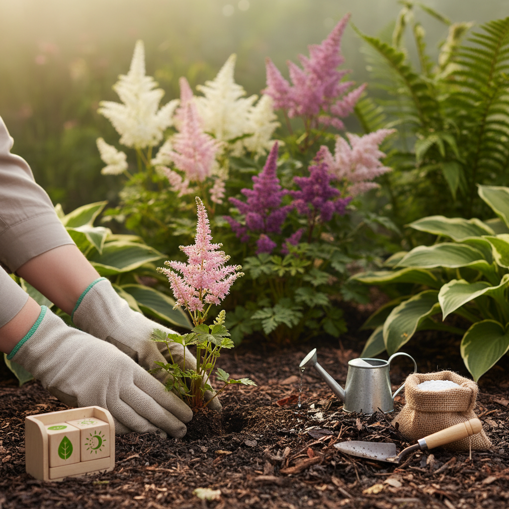Kada sodinti astilbes: atmintinė gausiam kiemo žydėjimui