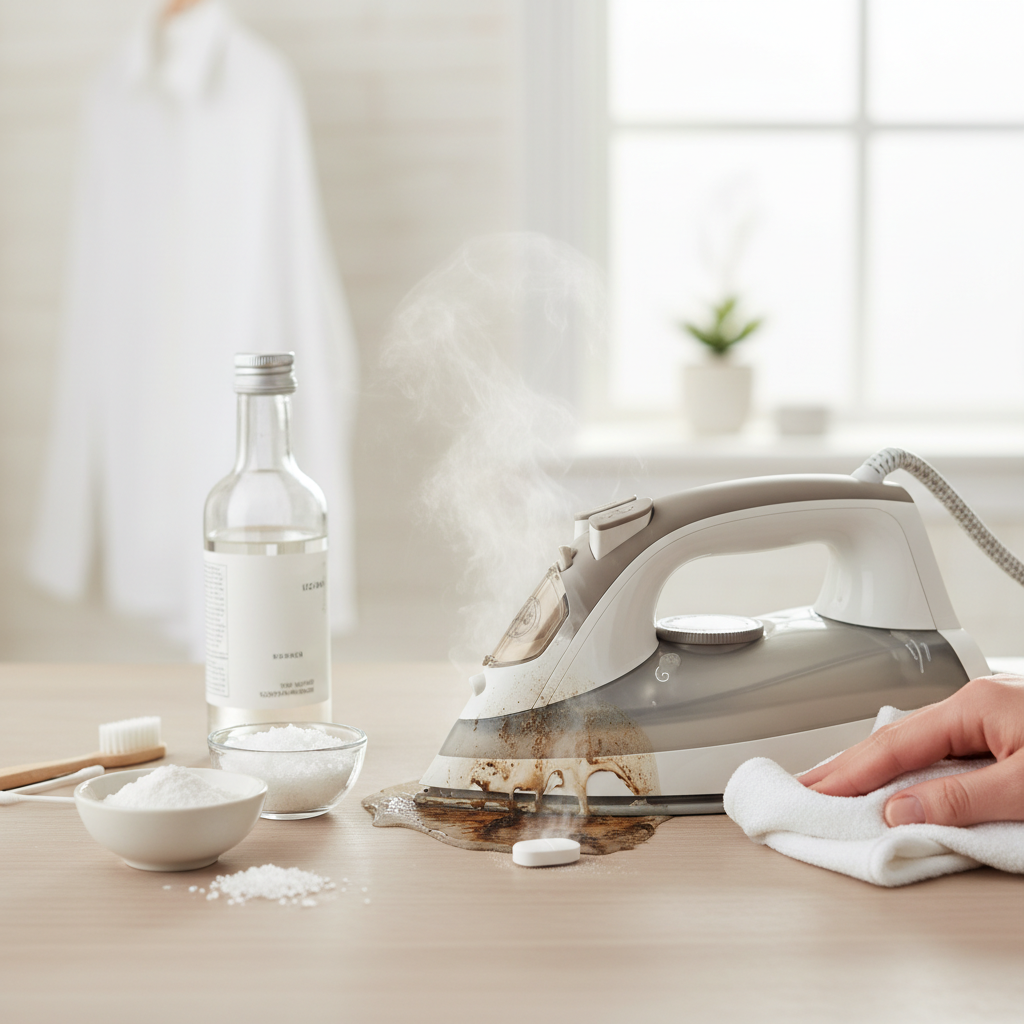 Kaip nuvalyti lygintuvą: paprasti būdai, kurie veikia