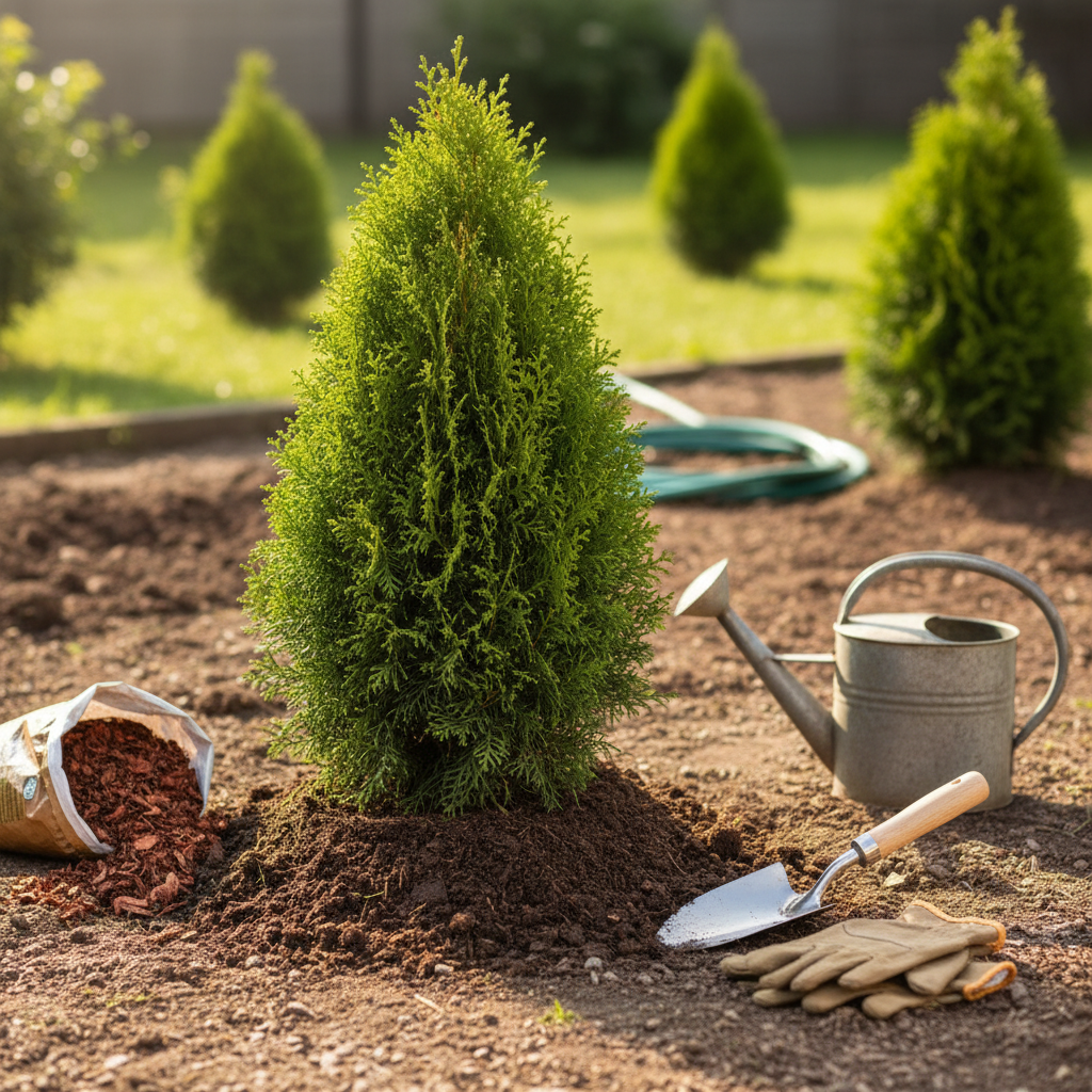 Kaip sodinti tujas „Smaragd“: ekspertų patarimai